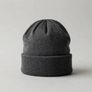 Ribbed Wool Beanie